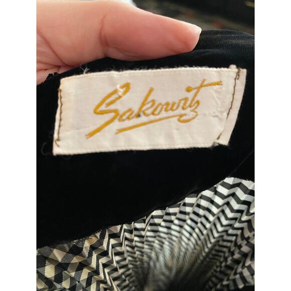 vintage 1970s 2 piece maxi skirt and cropped vest, accordion pleat gingham, xs - Picture 10 of 10